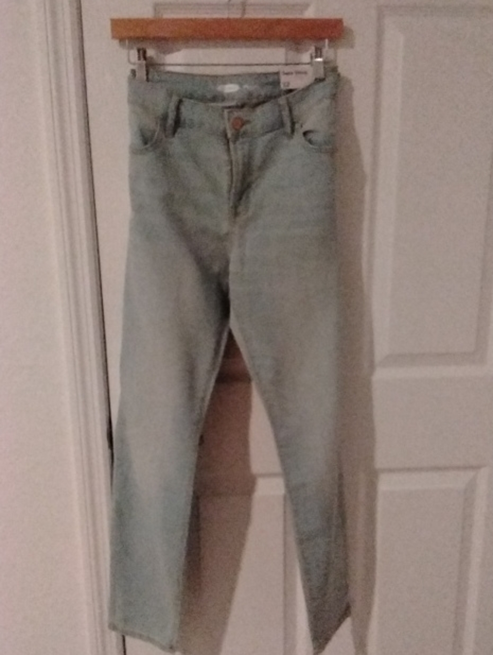 90s High Rise Super Skinny Light Wash Stretch Jeans Size 12